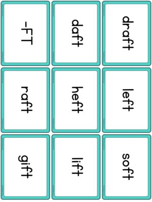 Preview of Word cards, Set 1 - F and L