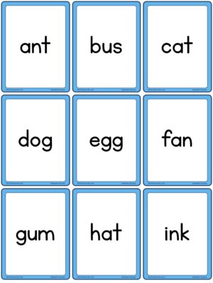 Preview of Word cards, Small