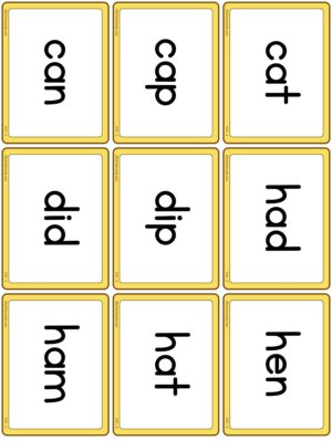 Preview of Words only, Set 2 - c k e h r m d