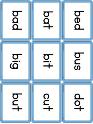 Preview of Words only, Set 3 - g o u l f b