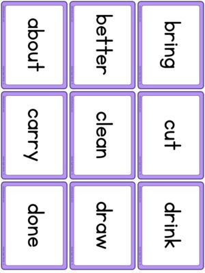 Preview of Word cards, Set 5 (Grade 3)