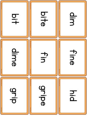 Preview of Word cards, Set 2 - I