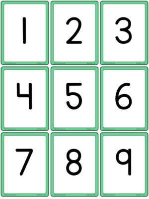 Preview of Numbers only, Small