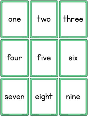 Preview of Word cards, Small