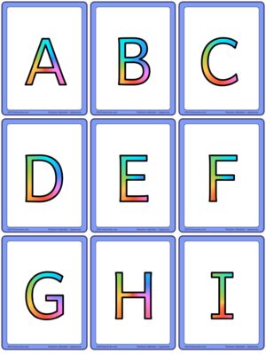 Rainbow Alphabet