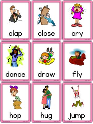 Action Flashcards - Set A