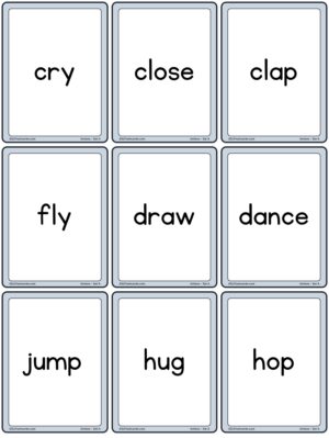 Preview of Words only, Small