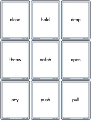 Preview of Words only, Small