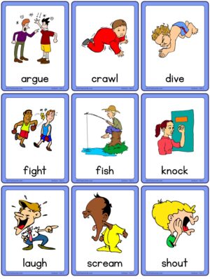 Action Flashcards - Set C