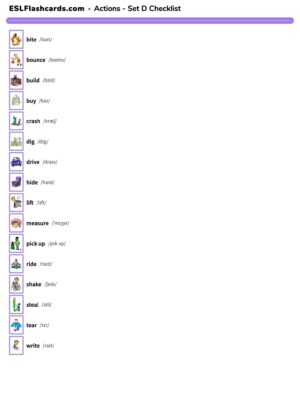Preview of Checklist