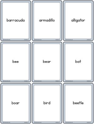 Preview of Words only, Small