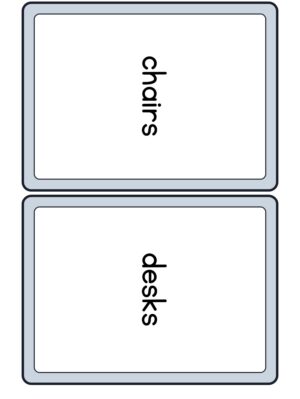 Preview of Word cards, Medium