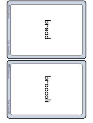 Preview of Word cards, Medium