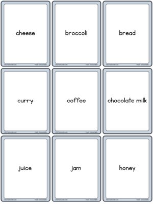 Preview of Word cards, Small