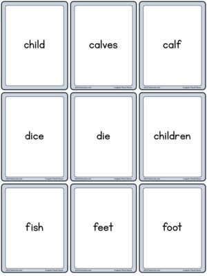 Preview of Word cards, Small