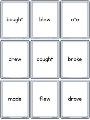 Preview of Word cards, Small