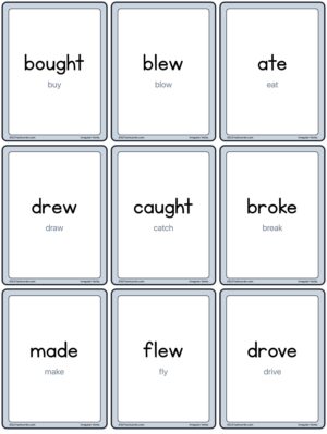 Preview of Words with base verb, Small