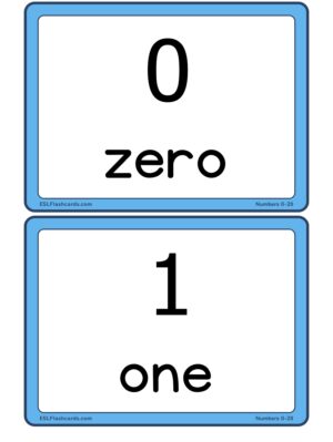 Preview of Numbers with spelling, Medium, Solid