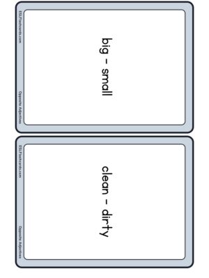 Preview of Word cards, Medium