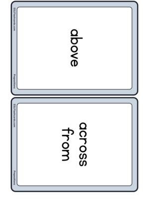 Preview of Word cards, Medium