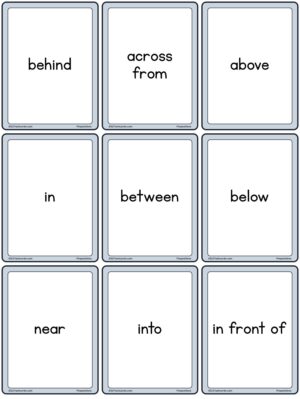 Preview of Word cards, Small