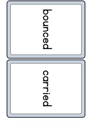 Preview of Word cards, Medium