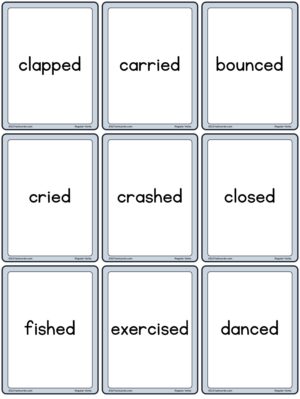 Preview of Word cards, Small