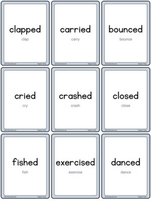 Preview of Words with base verb, Small