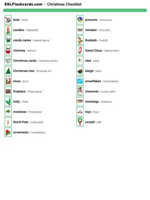 Preview of Checklist