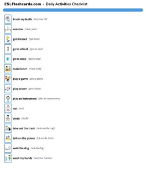 Preview of Checklist