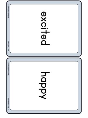 Preview of Word cards, Medium