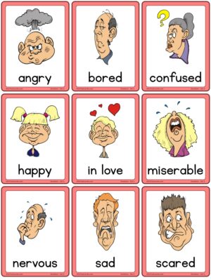 Emotions Flashcards for Adults