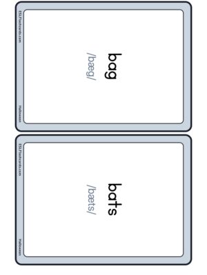 Preview of Words with IPA, Medium