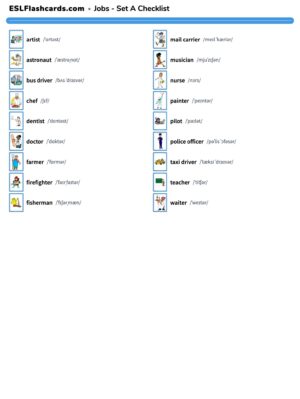Preview of Checklist