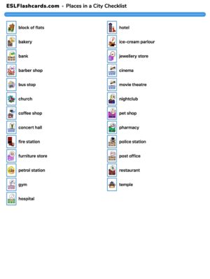 Preview of Checklist, British English