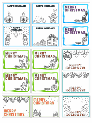 Printable Christmas Cards