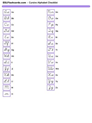 Preview of Checklist