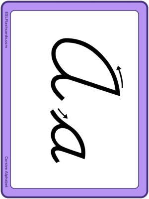 Preview of Cursive only, Large