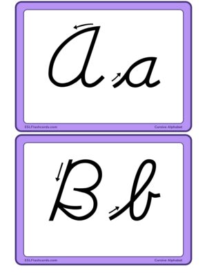 Cursive Alphabet