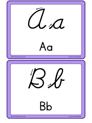 Preview of Cursive with print, Medium