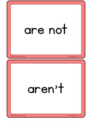 Preview of Word cards, Medium