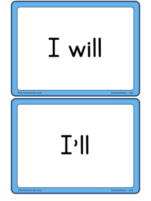Preview of Word cards, Medium, will