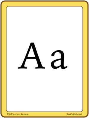 Preview of Letters, Large, upper+lower