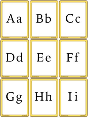 Preview of Letters, Small, upper+lower