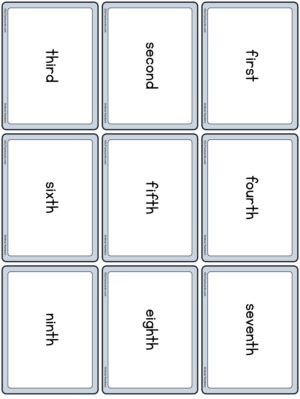 Preview of Words only, Small