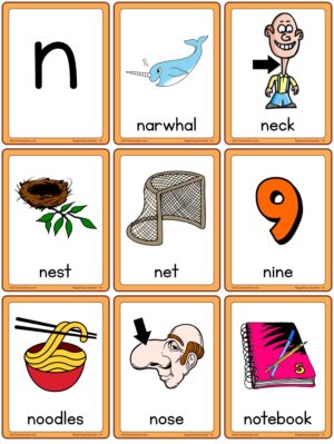 Preview of Images with labels, N to S