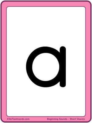 Preview of Images only, Large, Short A-E-I-O-U