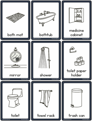 Preview of Images with labels, Small, Black and white