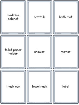 Preview of Word cards, Small