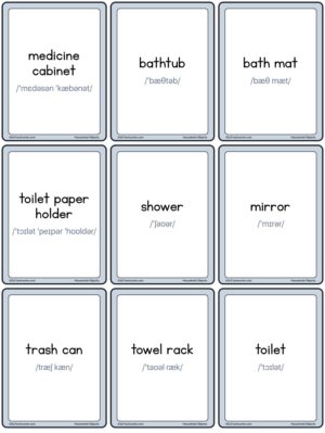 Preview of Word cards with IPA, Small
